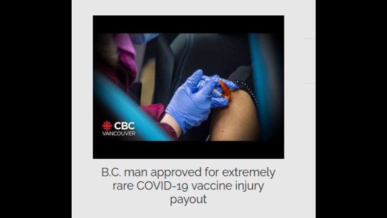 B.C. man approved for extremely rare COVID-19 vaccine injury payout