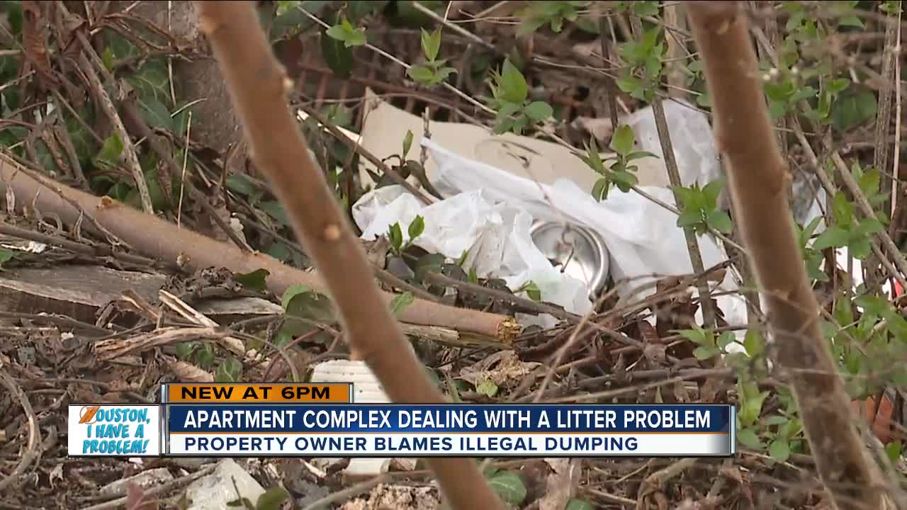 Apartment complex deals with litter problem