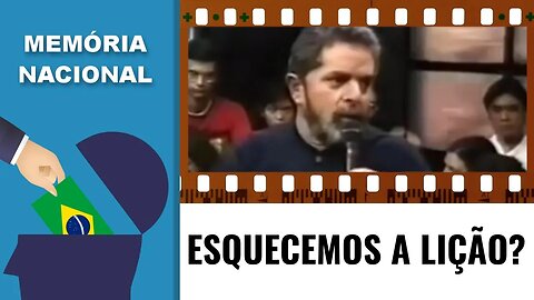 ESQUECEMOS A LIÇÃO?