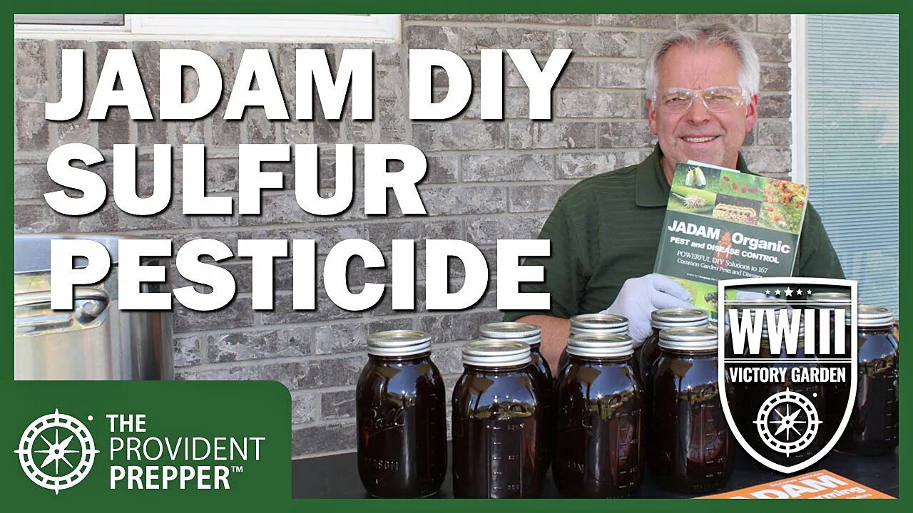 WWIII Victory Garden: DIY Low-Cost JADAM Sulfur (JS) for Pest and Disease Management