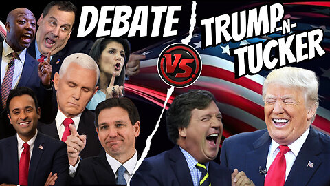 REPUBLICAN PRESIDENTIAL DEBATE vs TUCKER -n- TRUMP SPECIAL