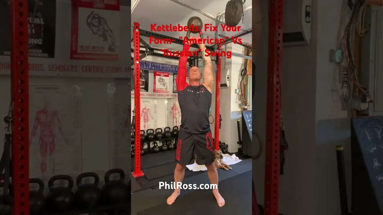 Kettlebells: Fix Your Form, “American” Vs “Russian” Swing #masterphil #fitness #kettlebell #philross