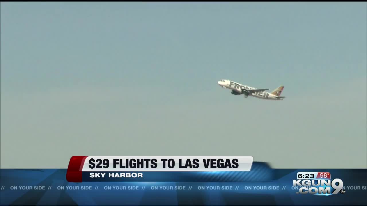 Frontier Airlines offering low price flights to Las Vegas