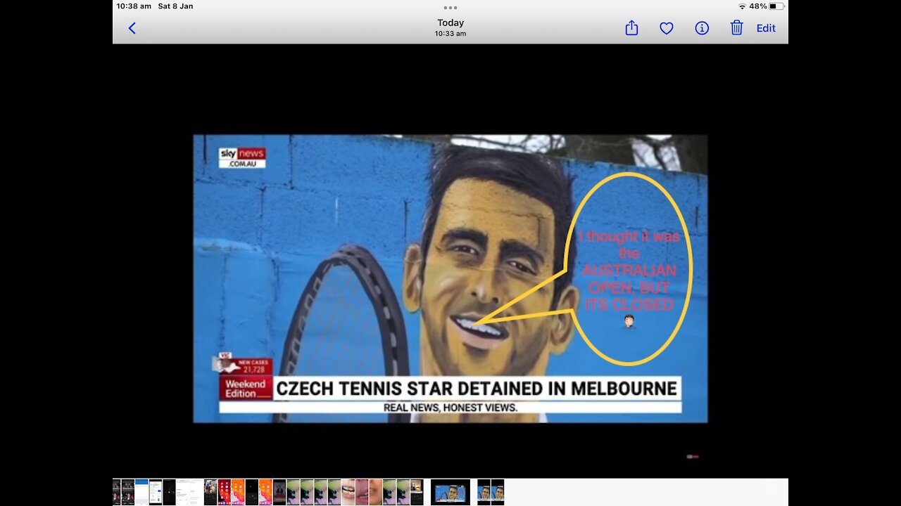 THE ENDING OF THE AUSTRALIAN OPEN, NOW THE CLOSED EVENT NO 1 means NOTHING!