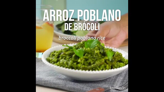 Broccoli Poblano Rice