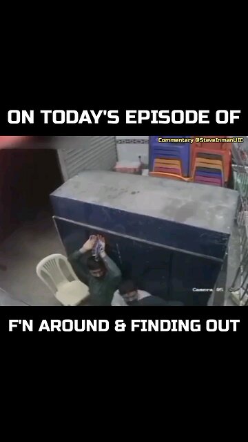 He was ready. The robber was not.