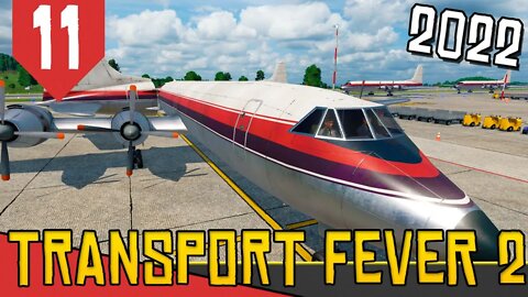Lucrativo AVIÃO que Entorta o Rabo - Transport Fever 2 #11 [Gameplay Português PT-BR]