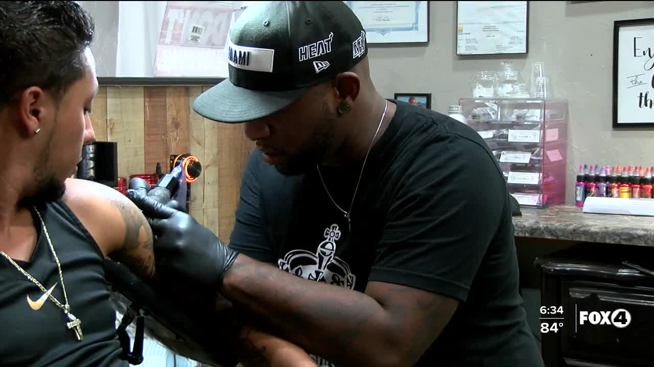 One tattoo shop in Cape Coral sees rise in business during pandemic