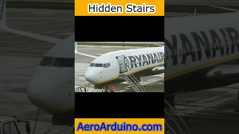 Watch EPIC B737 Hidden Stairs in Action #Aviation #Flying #AeroArduino