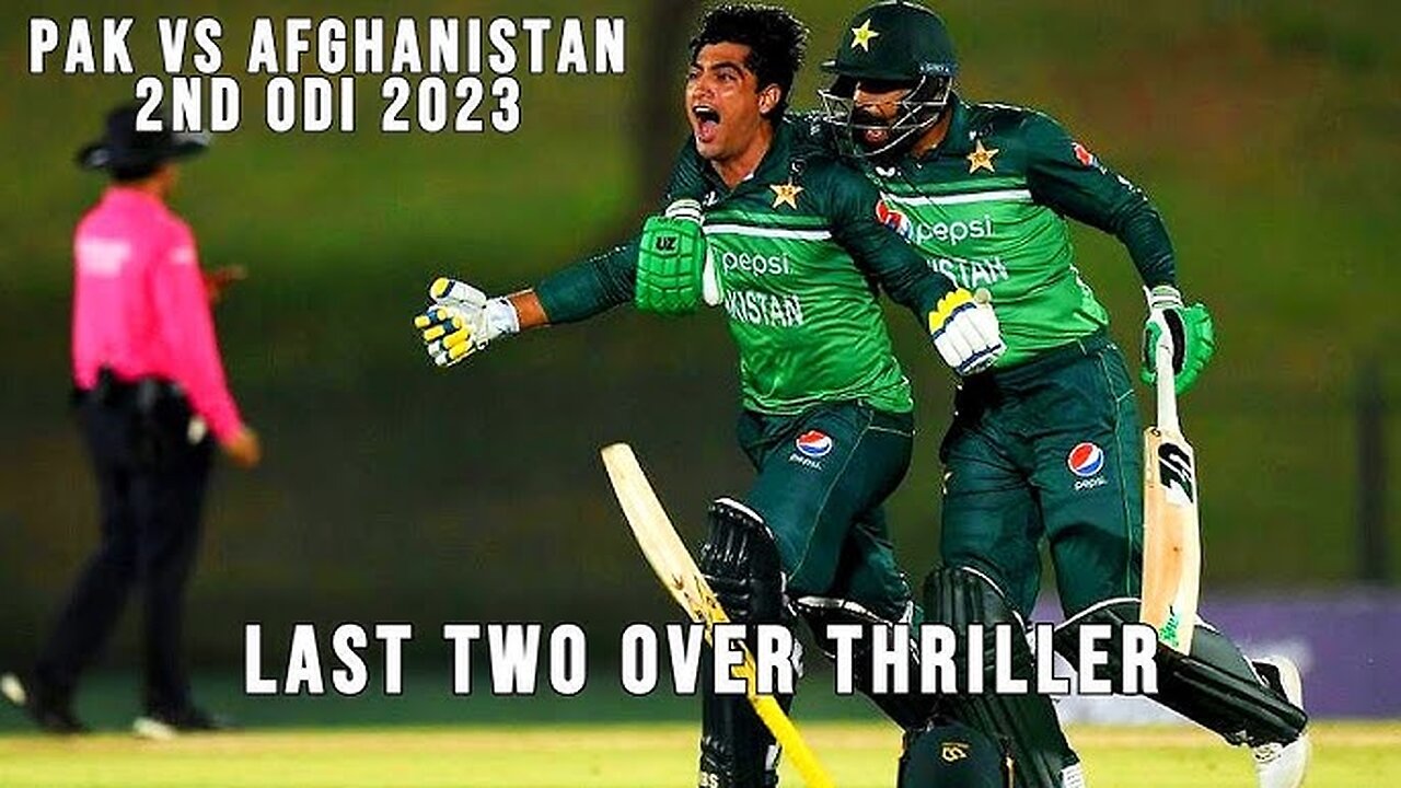 Pak vs afg final over thriller.