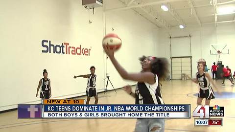 2 KC teams celebrate Jr. NBA World Championships