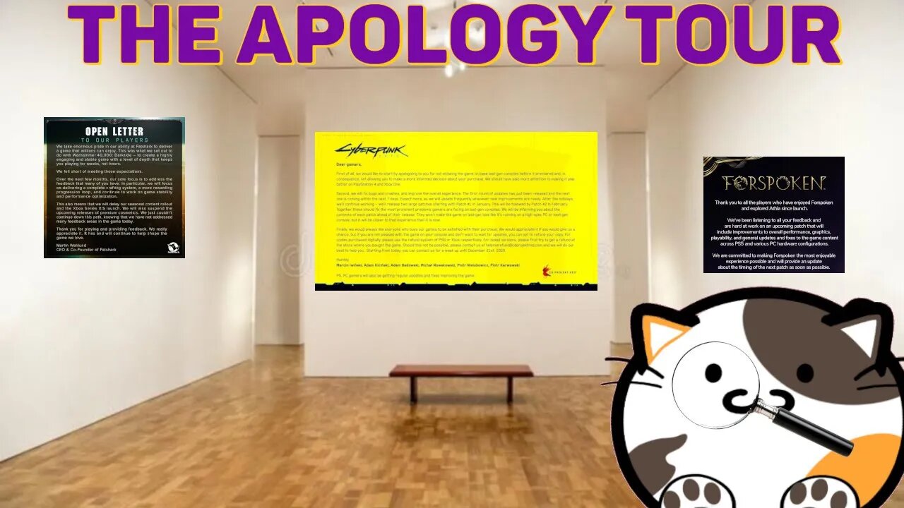 The Western Game Devs Apology Exhibit