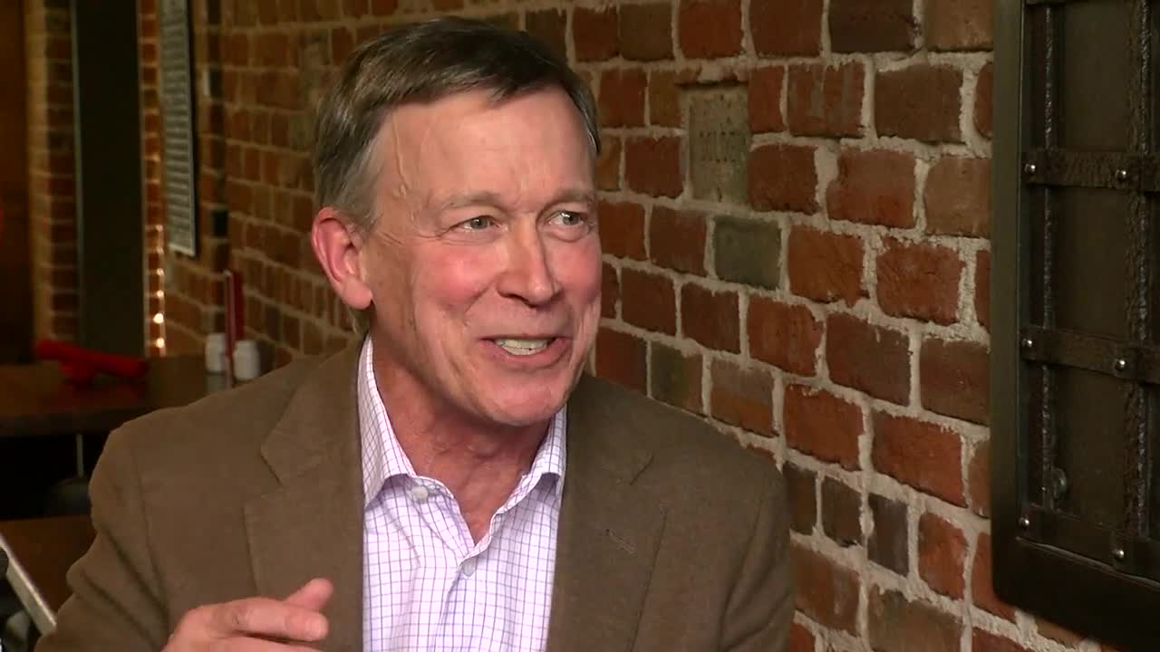 Former Gov. John Hickenlooper holds Q&A after announcing run for Senate