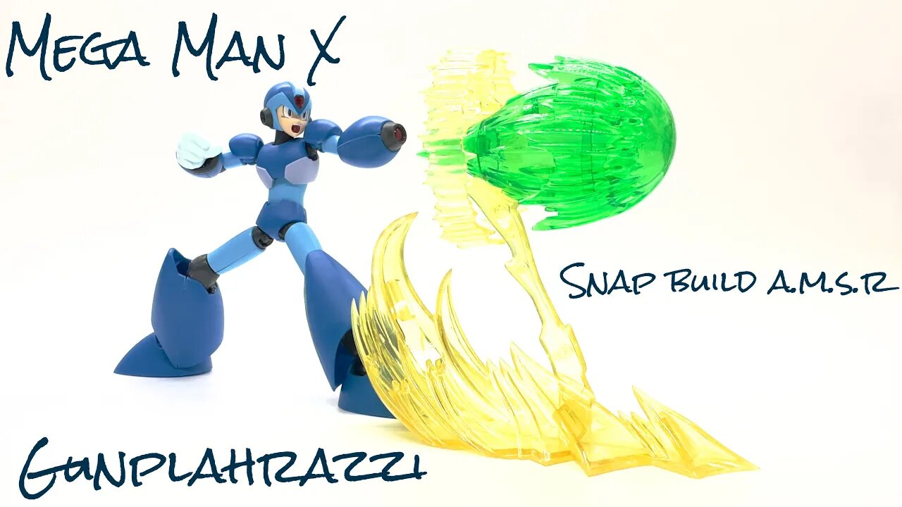 Mega Man X Snap build and unboxing of 1/12 Full action plastic model kit by Capcom and Kotobukiya