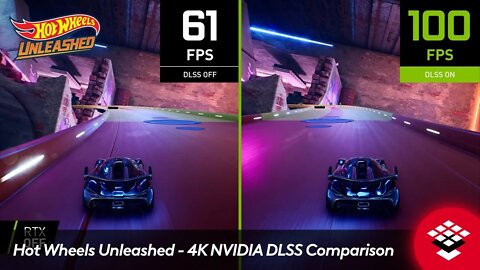 Hot Wheels Unleashed - 4K NVIDIA DLSS Comparison