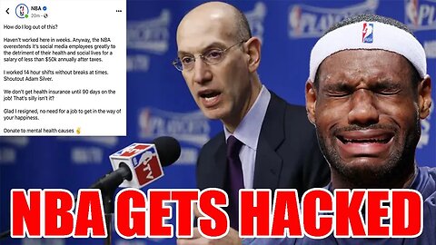 DISGRUNTLED Ex NBA employee HACKS NBA Facebook account and TRASHES Adam Silver and the NBA!