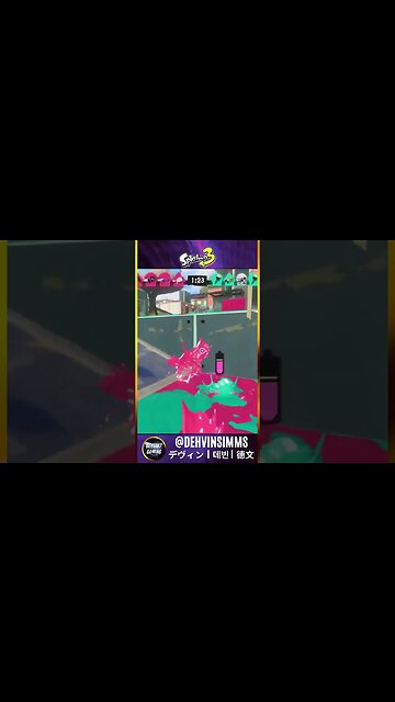 I hit him with my special blaster!