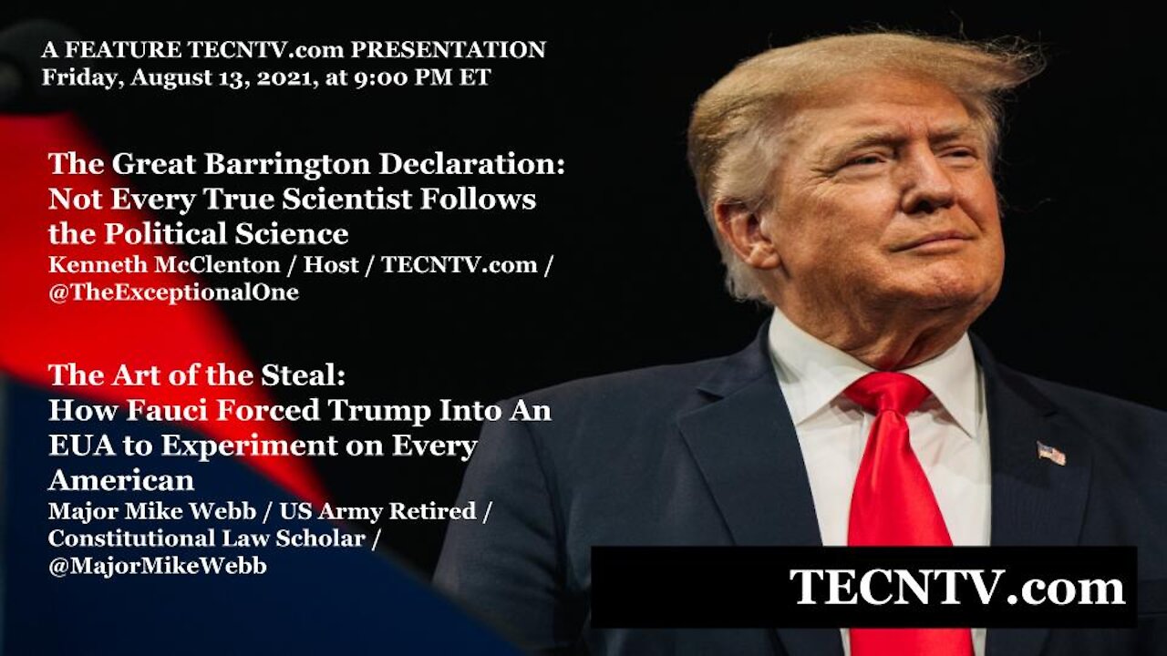 TECNTV.com / The Great Barrington Declaration: True Scientists Don't Follow the Political Science