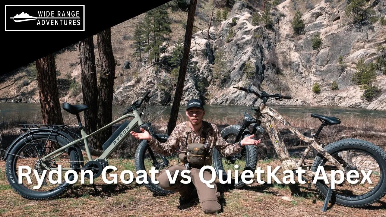 Rydon Goat vs QuietKat Apex | Best E-Bike for Hunting?!