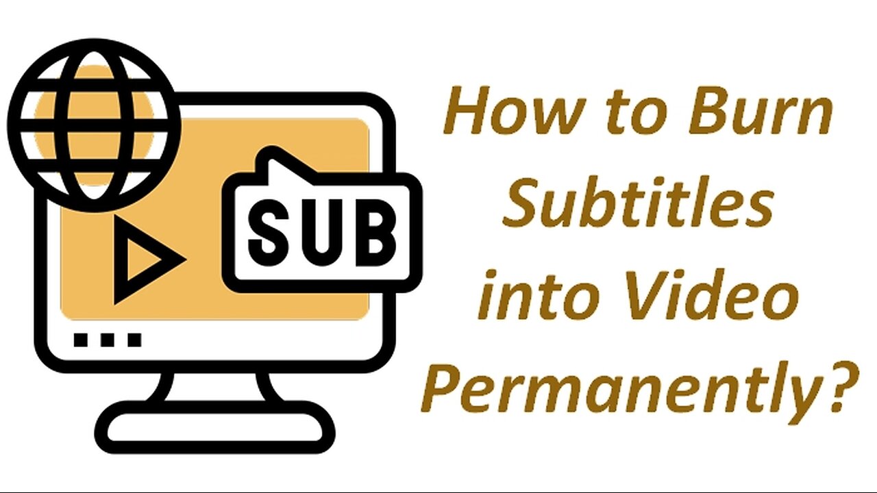 How to Hardcode/Burn Subtitles into a Video - the fastest and easiest way!