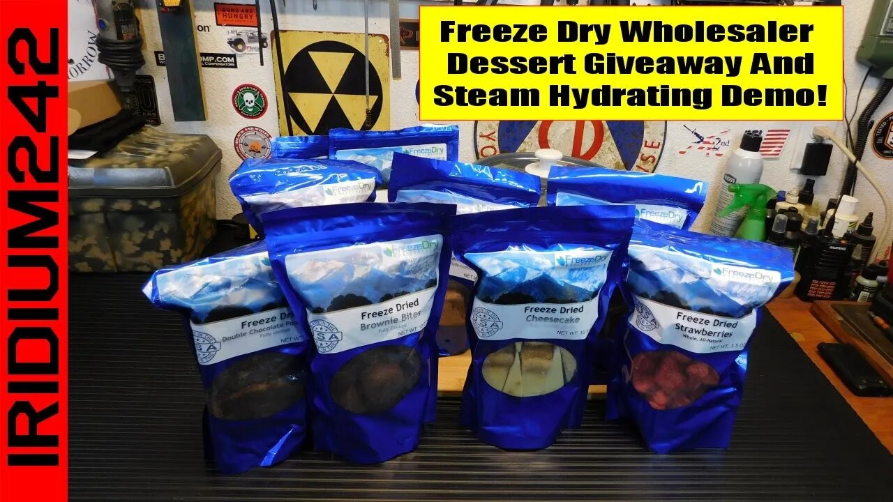 Freeze Dry Wholesaler Dessert Giveaway And Steam Hydrating Demo!