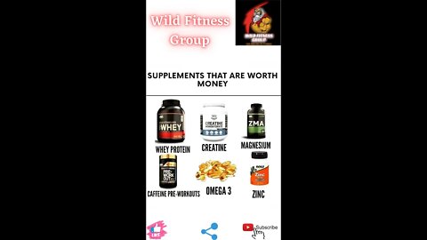 🔥Supplements that are worth money🔥#fitness🔥#wildfitnessgroup🔥#shorts🔥