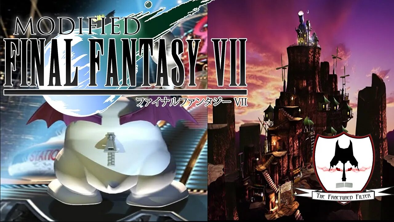 Final Fantasy VII (Modded) - Fractured Filter Plays Part 5 - Gold Saucer & Jail Time? Cosmo Canyon!