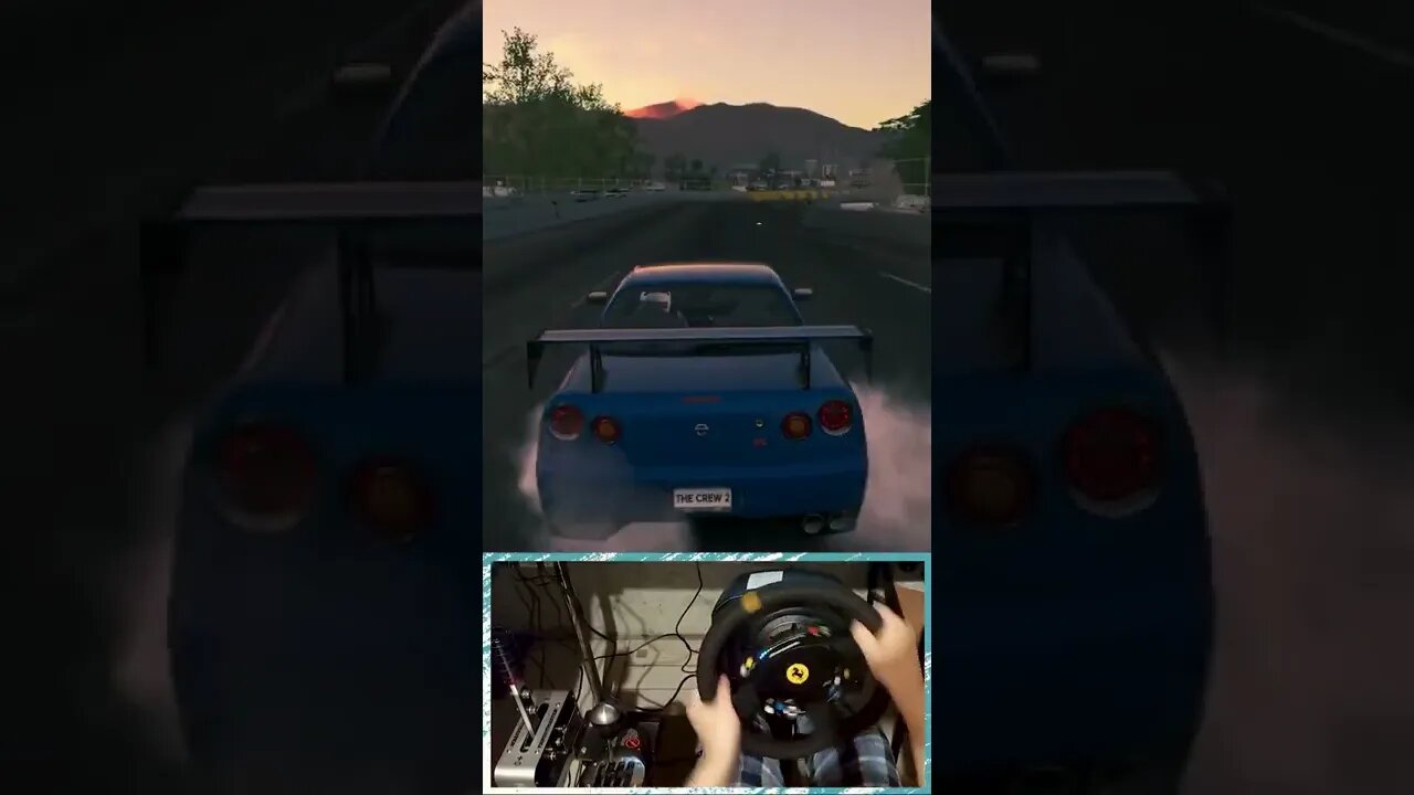 Drifting an R34 Nissan GT-R in The Crew 2 - Part 1 #shorts