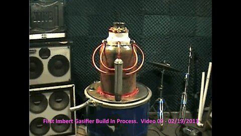 Imbert Gasifier 1st Build Video 07 - 02/19/2013