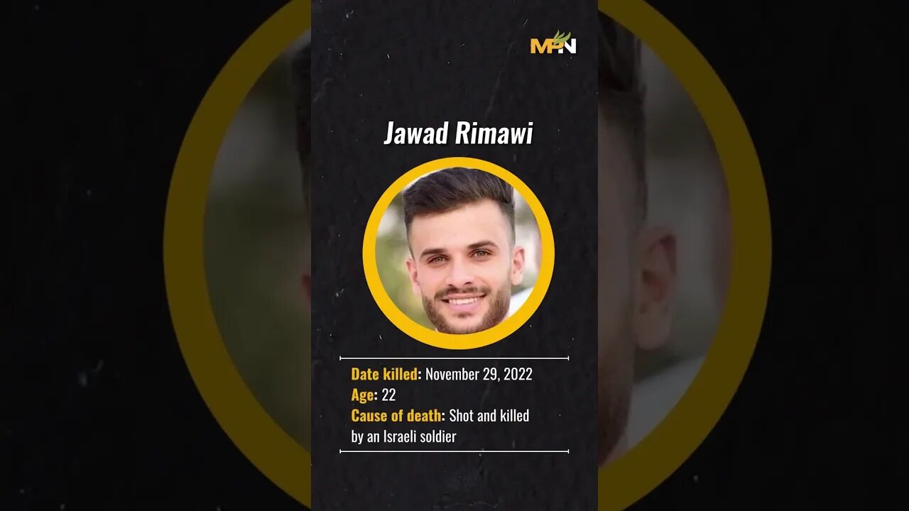 Palestinians Killed By Israel | November, 2022