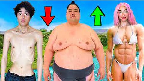 Who Can GAIN vs LOSE The Most Weight in 100 Hours!