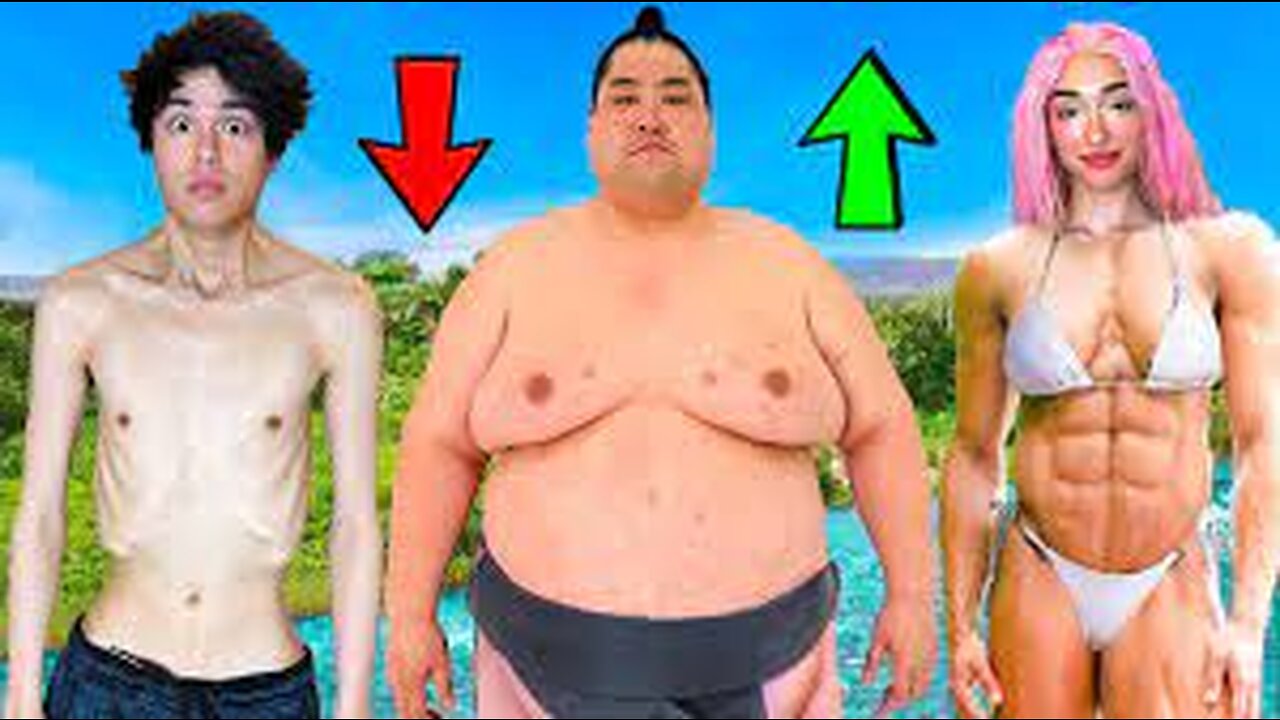 Who Can GAIN vs LOSE The Most Weight in 100 Hours!