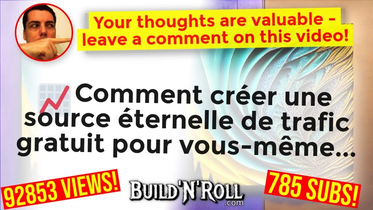 📈 Comment créer une source éternelle de trafic gratuit pour vous-même...