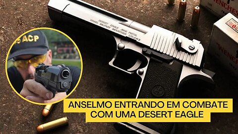 Anselmo entrando em combate com uma Desert Eagle #cortedelives