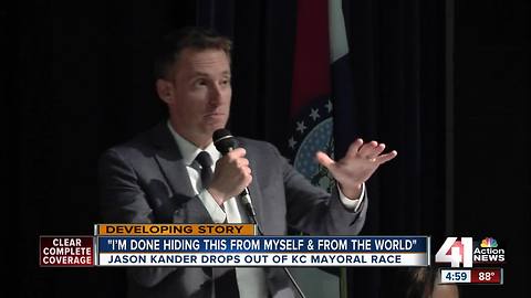 Jason Kander drops out of race for KCMO mayor