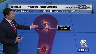 Three tropical storms in the Atlantic