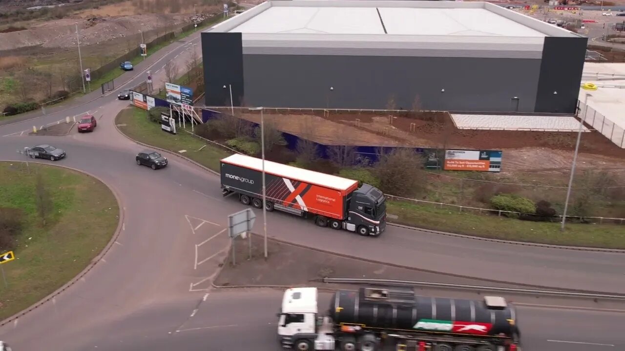Nice Monex Truck With New Livery Trailer - Welsh Drones Trucking