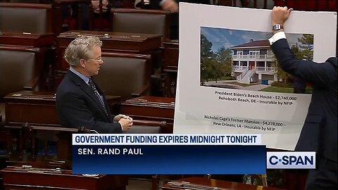 NEW: Senator Rand Paul brings out charts on the floor exposing that ultra-rich Hollywood