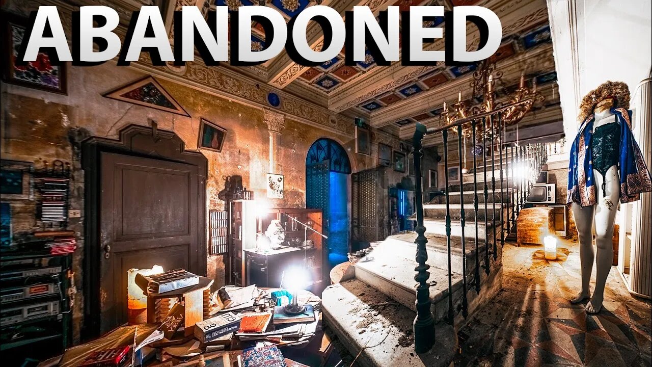 Abandoned Fairy Tale Millionaires Mansion With Cars & Everything Left Inside