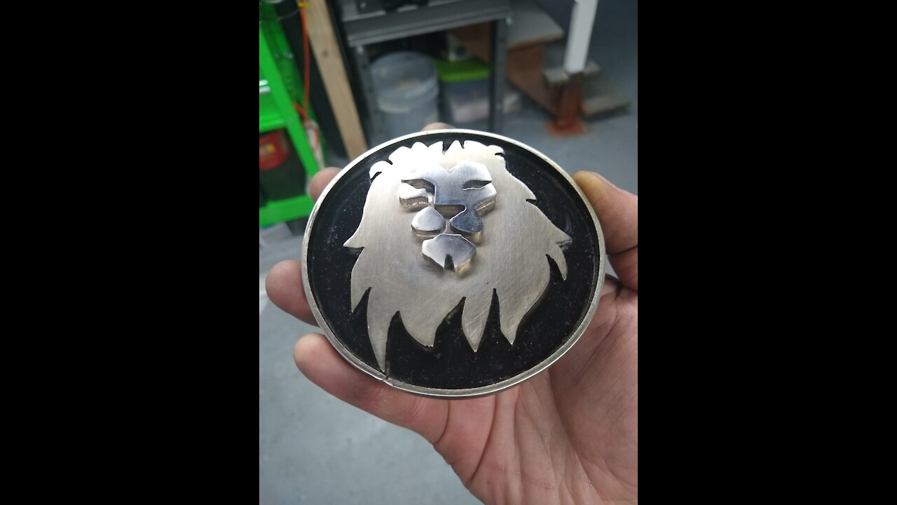 Handmade LION FACE belt buckle - RT ARTISAN WORKS -