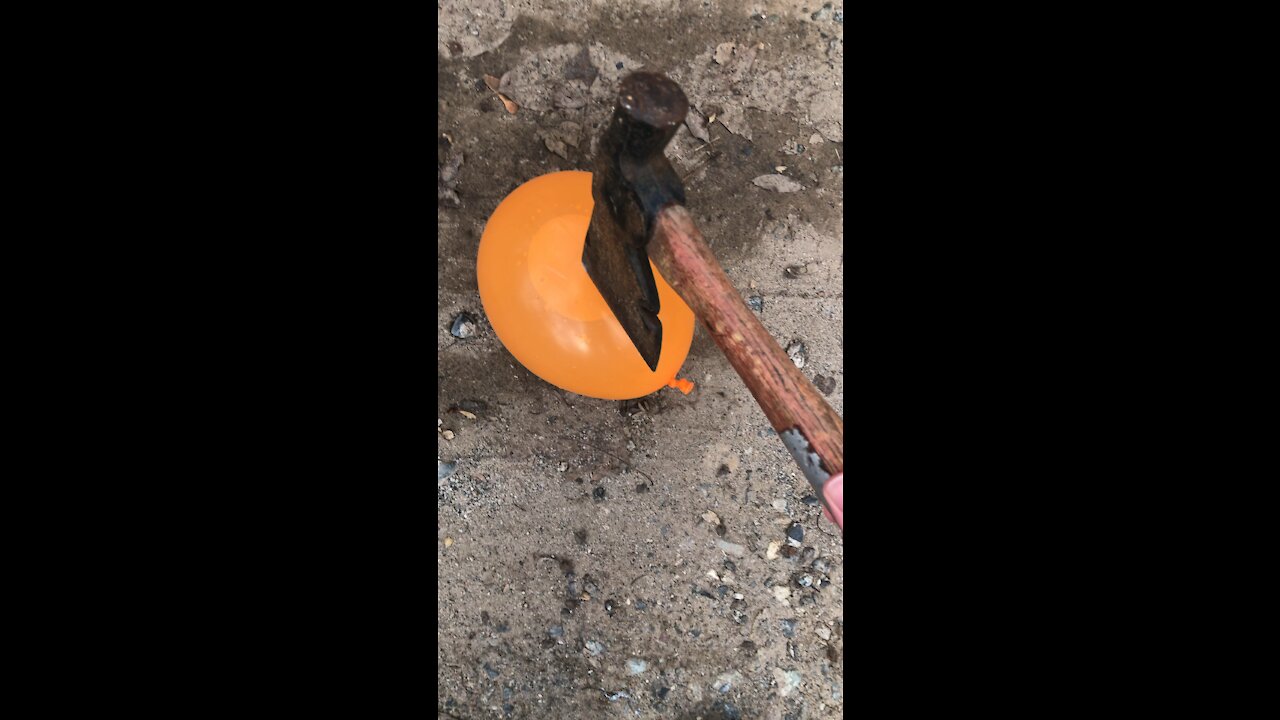 Water Balloon Destroyed!!