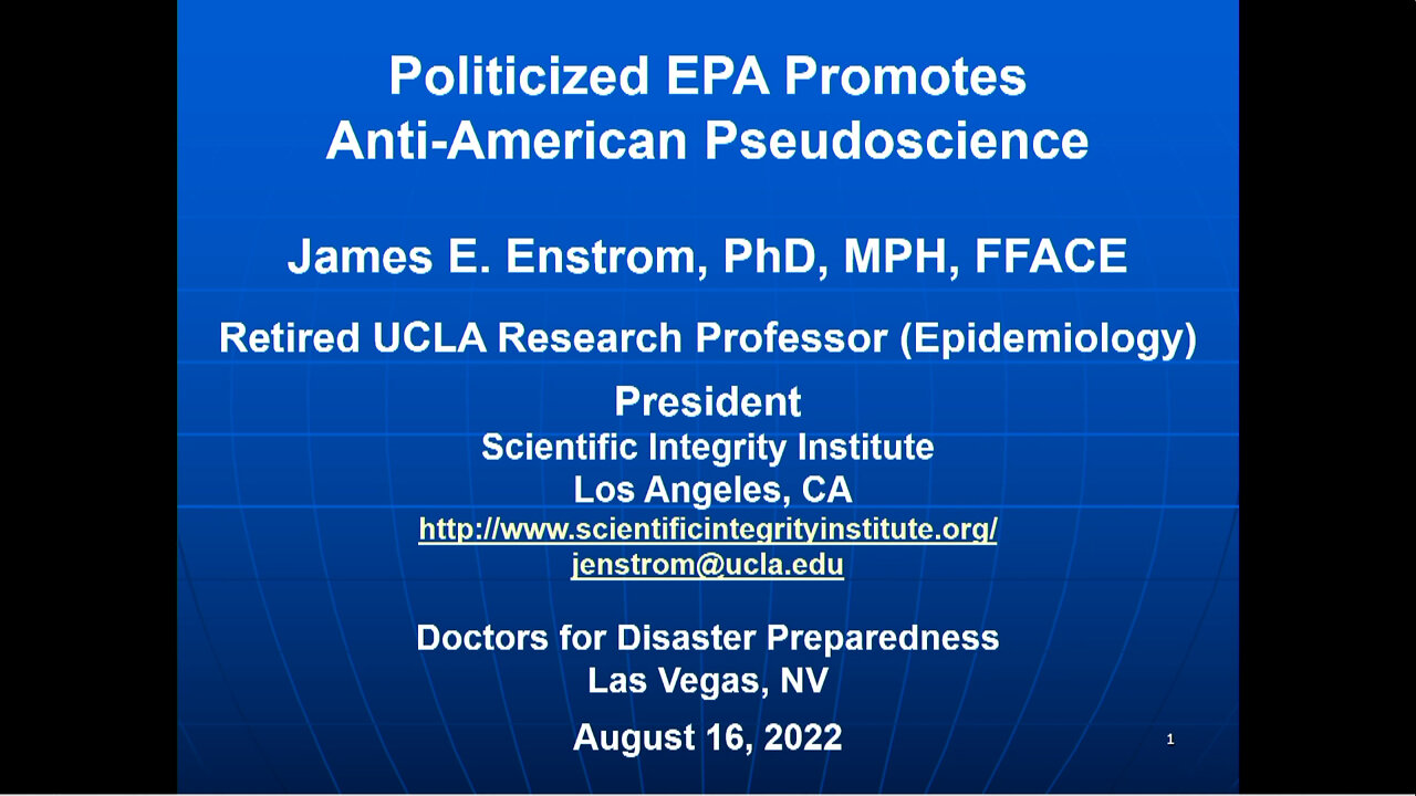 Politicized EPA Promotes Anti-American Pseudoscience