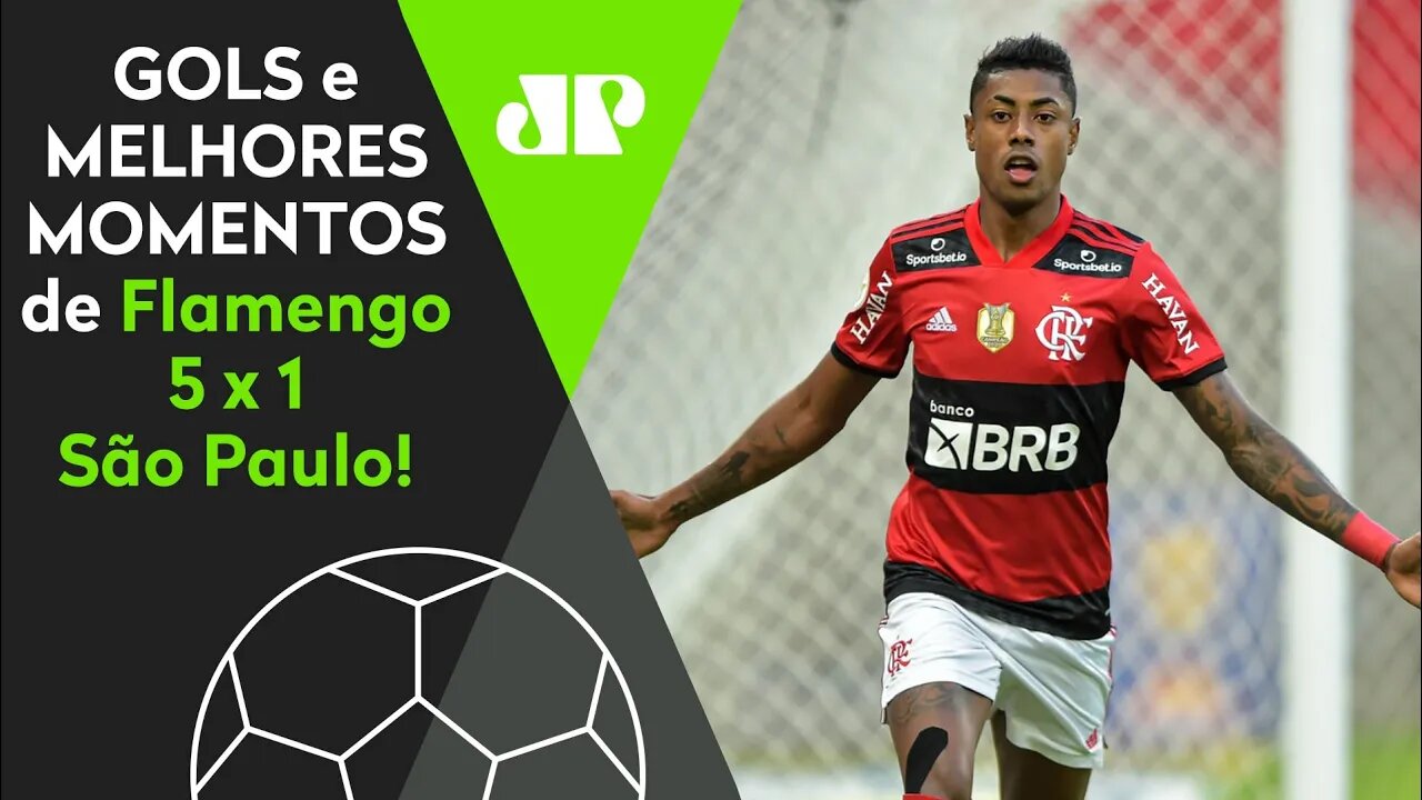 GOLAÇO FO**, TRETA e MASSACRE! FLAMENGO 5 X 1 SÃO PAULO | MELHORES MOMENTOS | BRASILEIRÃO 2021