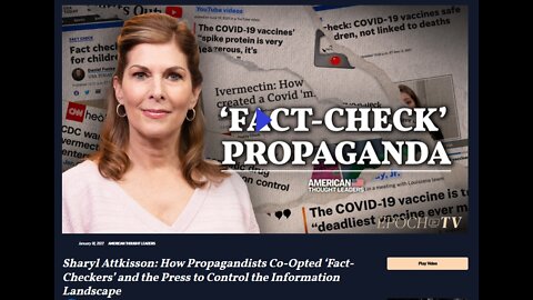 "MEDIA CARTEL PROPAGANDA" -- 5-Times Emmy Award Winning Investigative Journalist Sharyl Attkinsson.