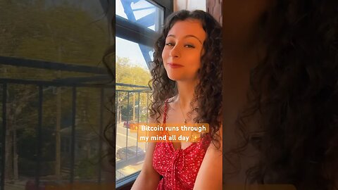 Does Bitcoin run through your mind all day? #bitcoin #youvebeenonmymind #crypto #missteencrypto