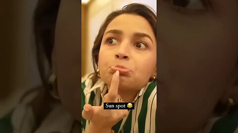 Alia Bhatt weird sun spot story 😂 #aliabhatt #shorts