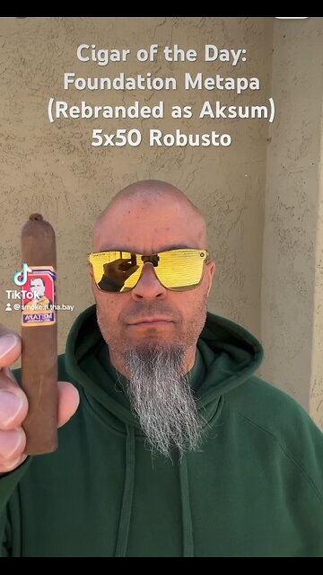 Cigar of the Day: Foundation Metapa (Rebranded as Aksum) 5x50 Robusto #Short #Cigars #Shorts #Cigar