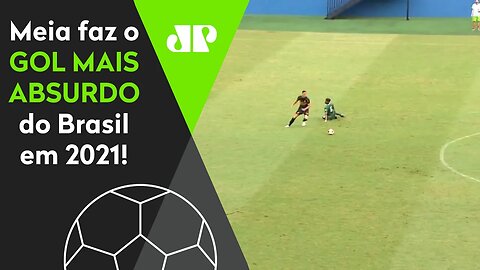 PUSKÁS? Meia dá CANETA na defesa e... faz o GOL MAIS ABSURDO do Brasil em 2021!