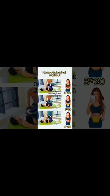 Best Workouts For Abs Without Equipment | How to get a flat stomach no equipment | Workouk #shorts