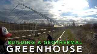 Building an Aquaponics Geothermal GAHT Greenhouse Ep1